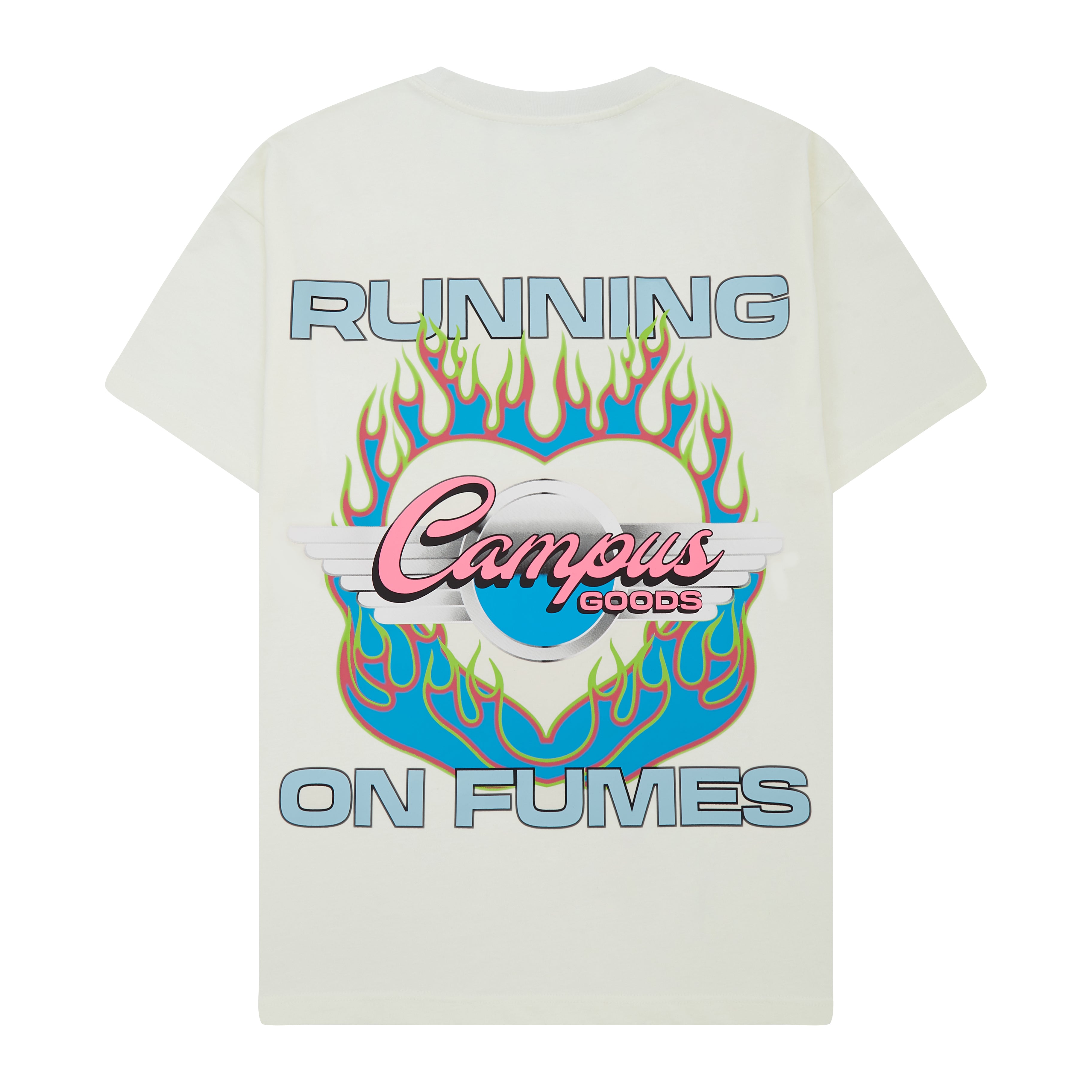 Fumes Crop Tee (Cream)